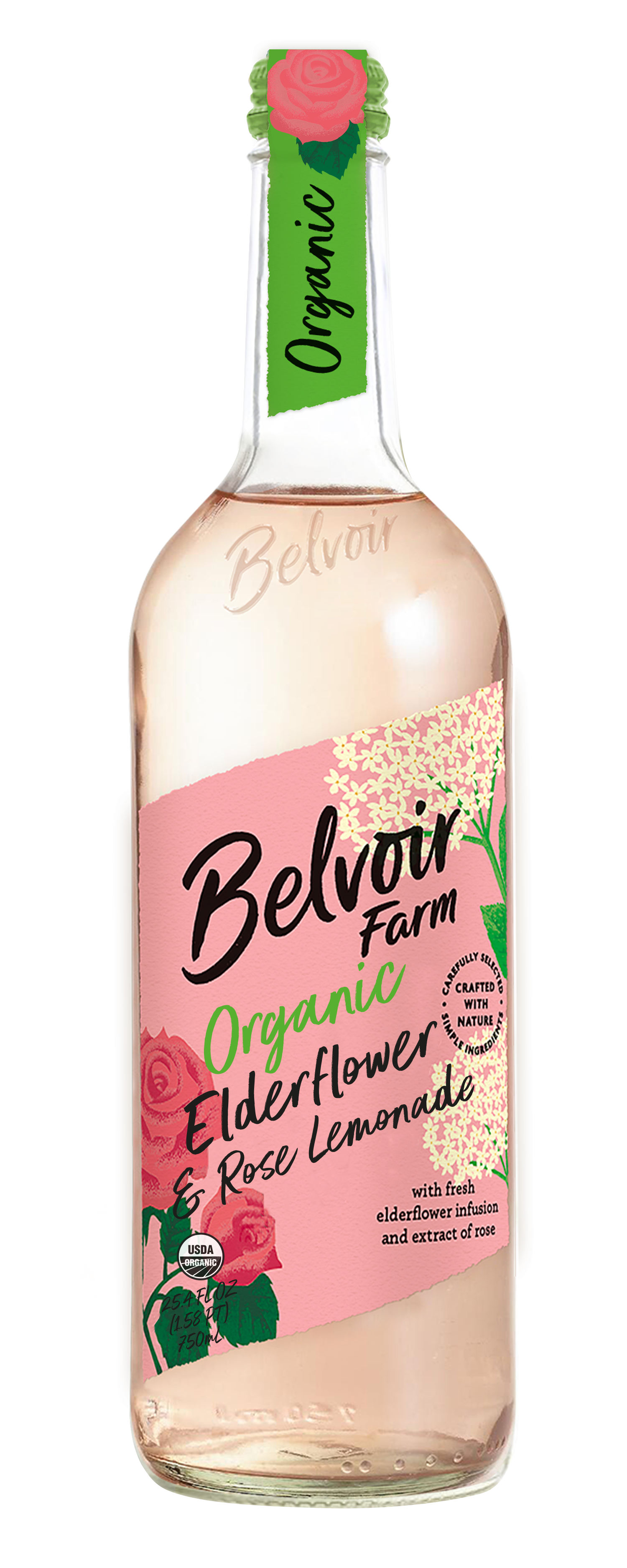 Organic Elderflower & Rose Lemonade